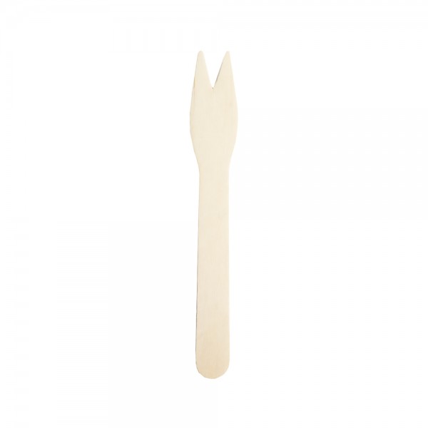 Disposable fork for fries 120 mm (Polyolefin Film packaging 100 pcs.)