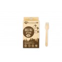 Disposable wooden fork 160 mm (cardboard packaging 100 pcs.)   