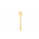Disposable wooden spoon 160 mm Disposable wooden spoon 160 mm (packaging with euro hanger 25 pcs.)